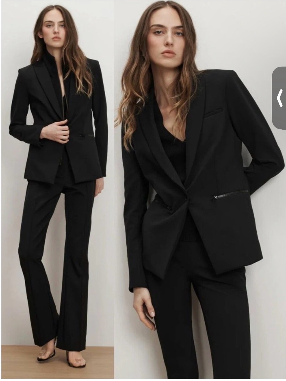 Veronica Beard Scuba Jacket Black Iconic Dickey Blazer Size 12